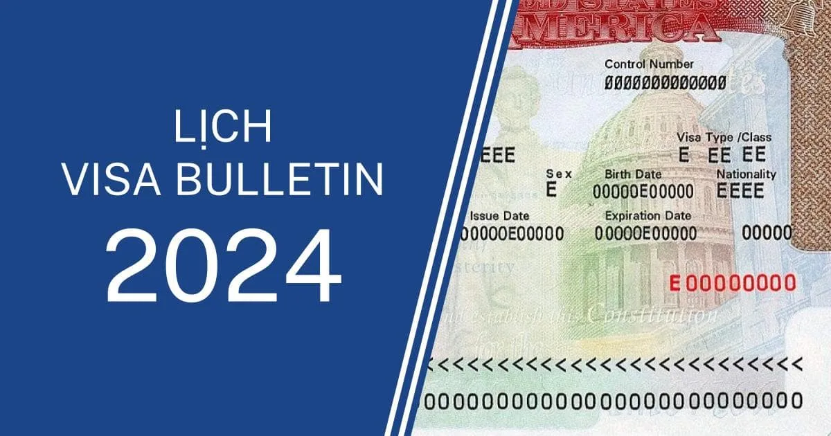 Lịch visa bulletin 2024